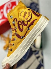 西山黄中文刺绣版KITH x Coca-Cola x Converse 1970s