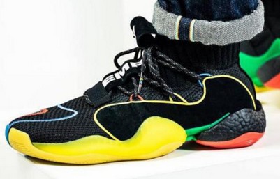 Pharrell adidas Crazy BYW Gratitude Empathy彩虹菲董联名天足篮球鞋莆田