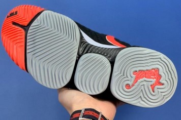 詹姆斯lebron16 hot lava 热熔岩黑红