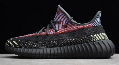 yeezy 350v2 YECHEIL黑红拼接 满天星