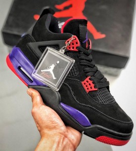 aj4猛龙黑紫 