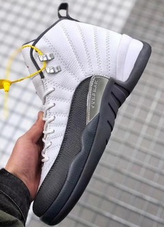 AJ Air Jordan 12 Dark Grey深灰白