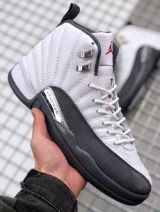 AJ Air Jordan 12 Dark Grey深灰白