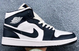 AJ1 mid obsidian黑曜石