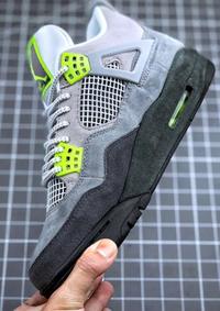 AJ4 Neon霓虹绿纯原