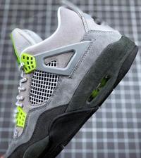 AJ4 Neon霓虹绿纯原