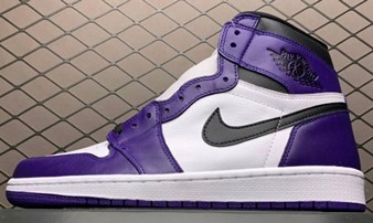 AJ1白紫脚趾 Court Purple2020纯原