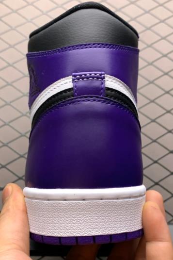 AJ1白紫脚趾 Court Purple2020纯原