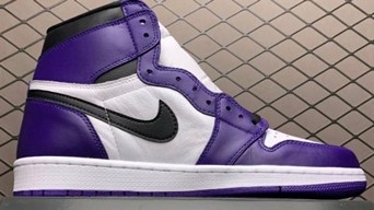 AJ1白紫脚趾 Court Purple2020纯原