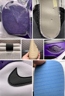 AJ1白紫脚趾 Court Purple2020纯原