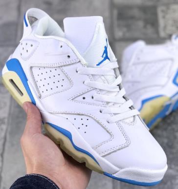 AJ6 Low university blue北卡蓝