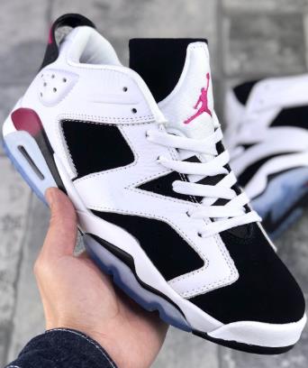 AJ6 Low Fuchsia Flash黑白