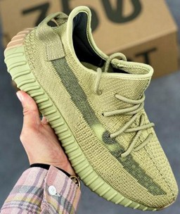 椰子Yeezy 350 V2 Sulfur硫磺抹茶