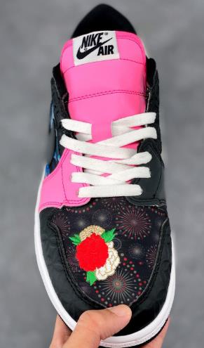 AJ1 low CNY低帮花卉 百家衣