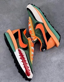 BAPE x Sacai x Nike NLVD Waffle Daybreak华夫大鲨鱼嘴联名