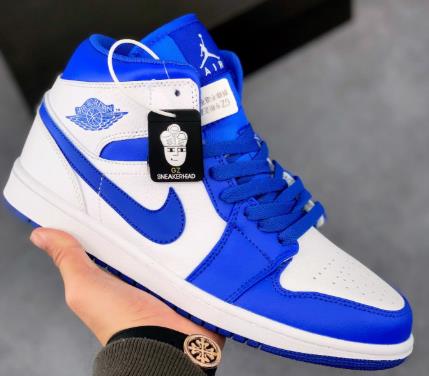 AJ1 Mid hyper royal中帮超级皇家蓝