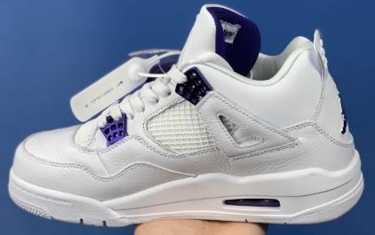 AJ4 Purple Metallic白金属紫扣