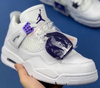 AJ4 Purple Metallic白金属紫扣