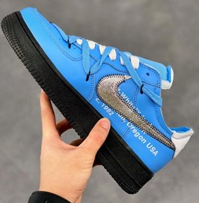 OFF-WHITE OW x AF1蓝色2020