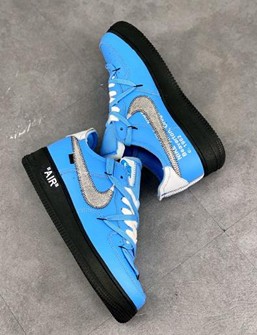 OFF-WHITE OW x AF1蓝色2020