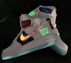 AF1高帮电玩英雄联盟Good Game镭射 夜光