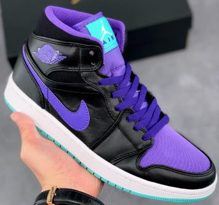 AJ1 mid Grape黑紫葡萄