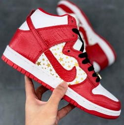 Dunk sb high 红色星星