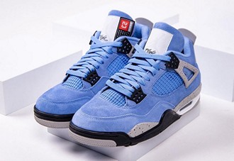 AJ4北卡蓝价格 Air Jordan 4 University Blue