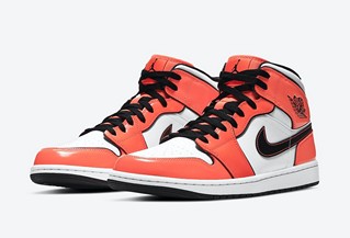 AJ1 Mid Turf Orange二次元 小扣碎