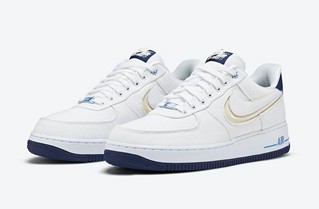 AF1 White Canvas白色帆布