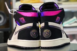 AJ1 Zoom Comfort “PSG”白黑紫 大巴黎