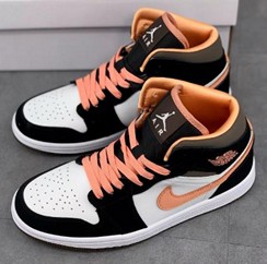 AJ1 Mid Apricot Agate蜜桃摩卡