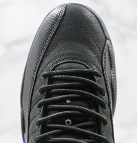 AJ12黑康扣 黑蓝