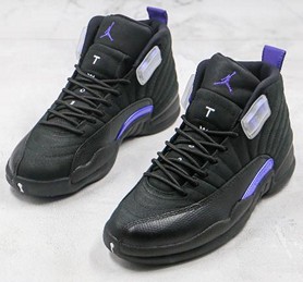 AJ12黑康扣 黑蓝