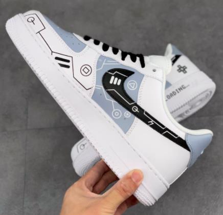 AF1 PS5黑白灰电玩 立体按键