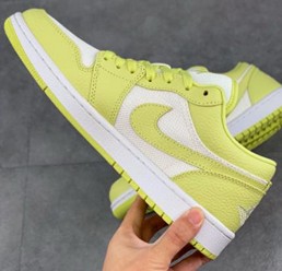 AJ1 Low 柠檬绿