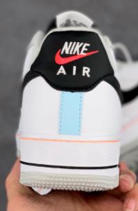 AF1 Low Fresh Perspective黑白红搭扣