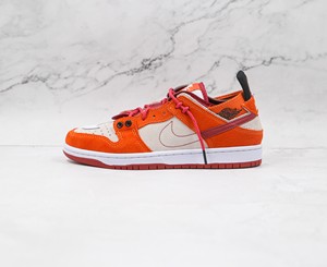 Nike SB Dunk Low Pro棕红色 断钩 乔丹联名