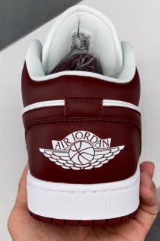 AJ1 Low Team Red深酒红