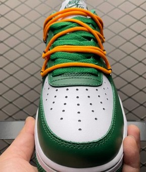 AF1解构鞋带 白绿橙