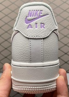 AF1白淡紫 银扣