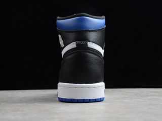 AJ1 High White Royal蓝黑脚趾