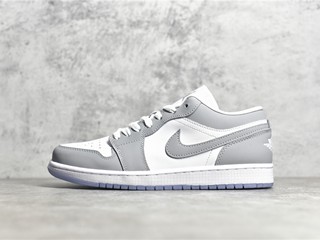 AJ1 low wolf grey灰白