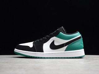 AJ1 Low黑绿脚趾