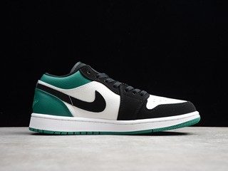 AJ1 Low黑绿脚趾