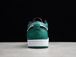 AJ1 Low黑绿脚趾