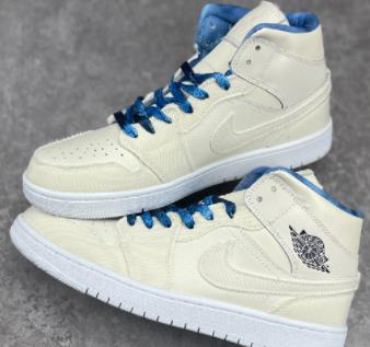 AJ1 Mid沙堆白 纯原