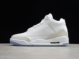 AJ3纯白色