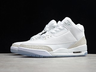 AJ3纯白色