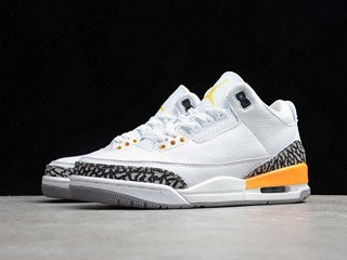 AJ3 Laser Orange湖人白橙